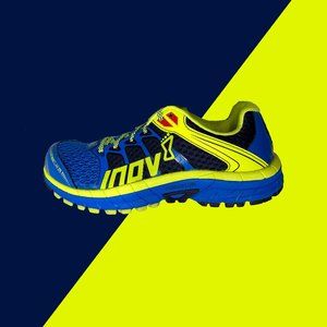 Inov-8 ROADCLAW 275 (Men): Navigate Urban Paths in Blue/Lime/Navy Style